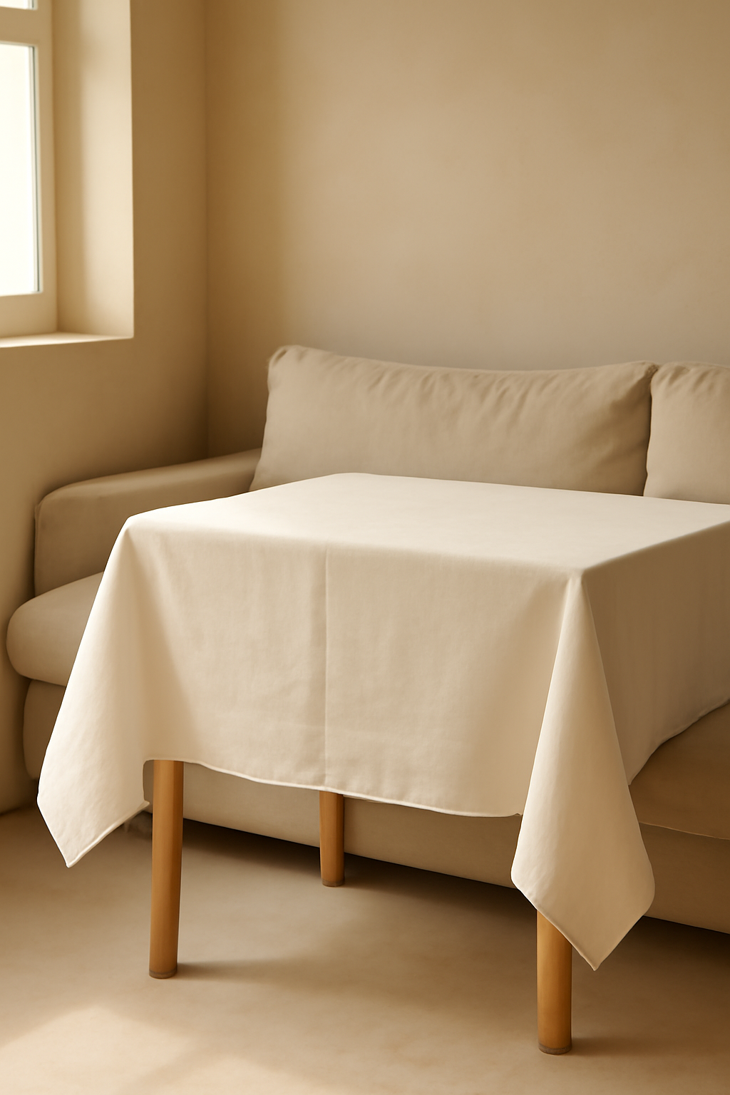 Douro Waffle Organic Tablecloth