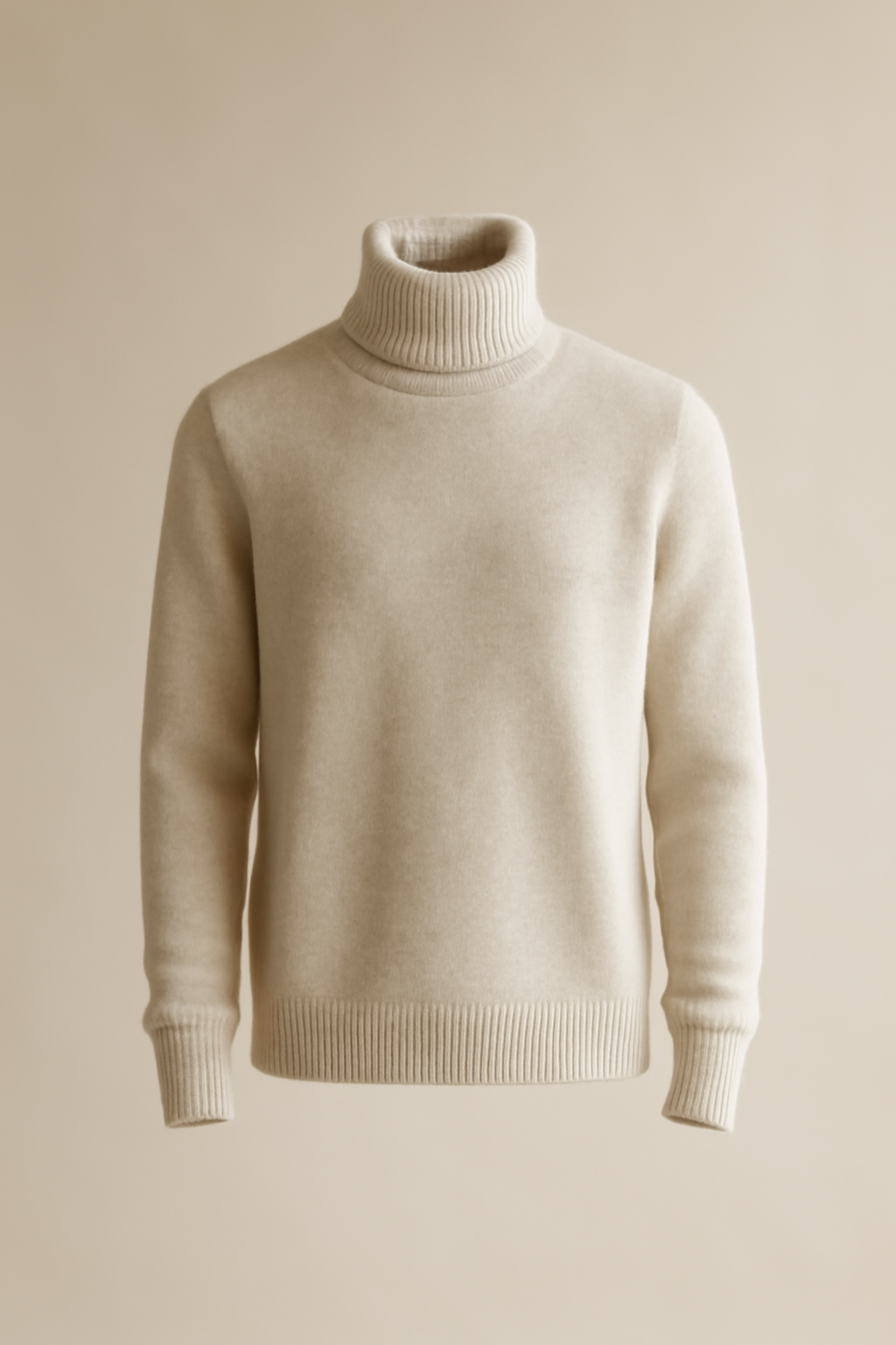 Dune Cable-Knit Merino Turtleneck Sweater