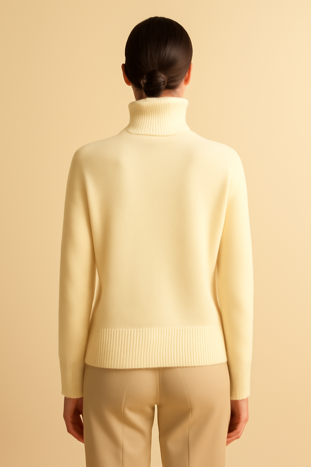 Dune Cable-Knit Wool Turtleneck Sweater