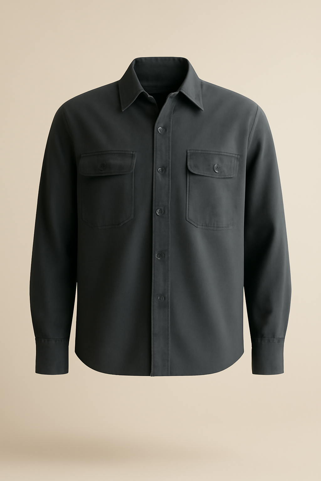 Dune Camp-Collar Organic Utility Shirt