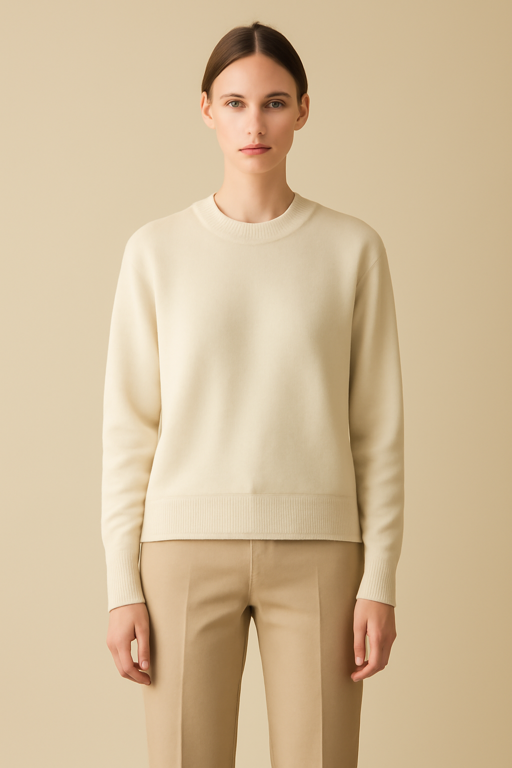 Dune Chunky Organic Crewneck Sweater