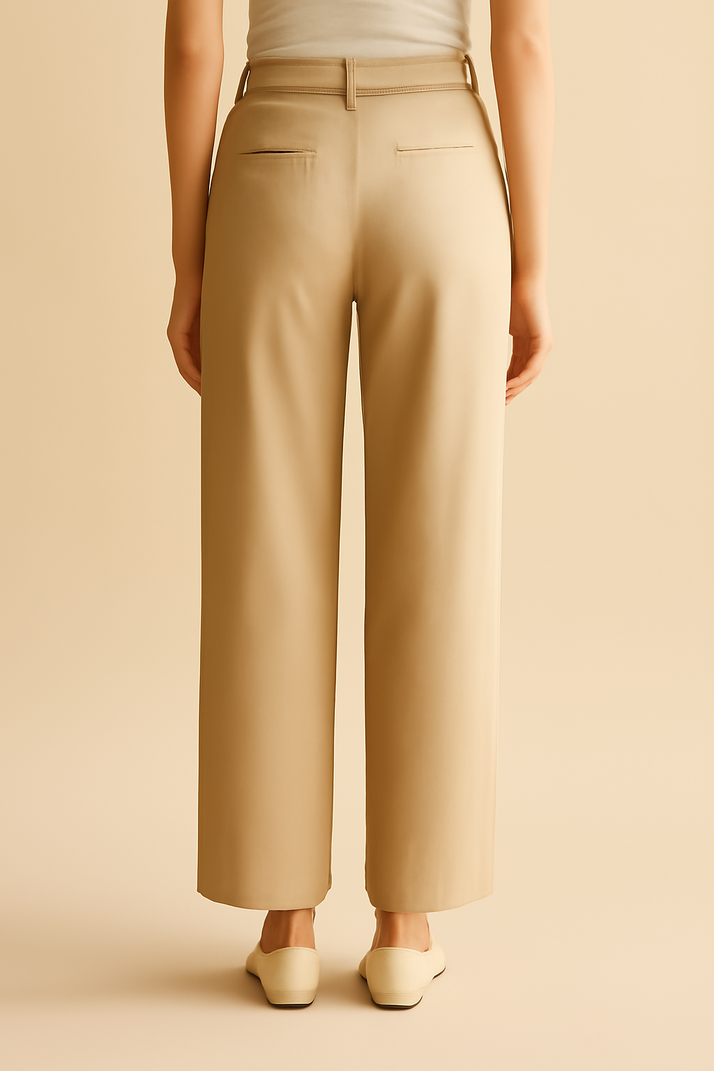 Dune High-Rise Linen Palazzo Trousers