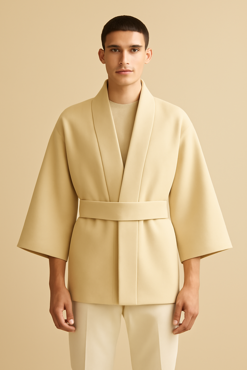 Dune Oversized Wool Kimono Jacket