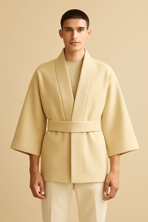 Dune Oversized Wool Kimono Jacket