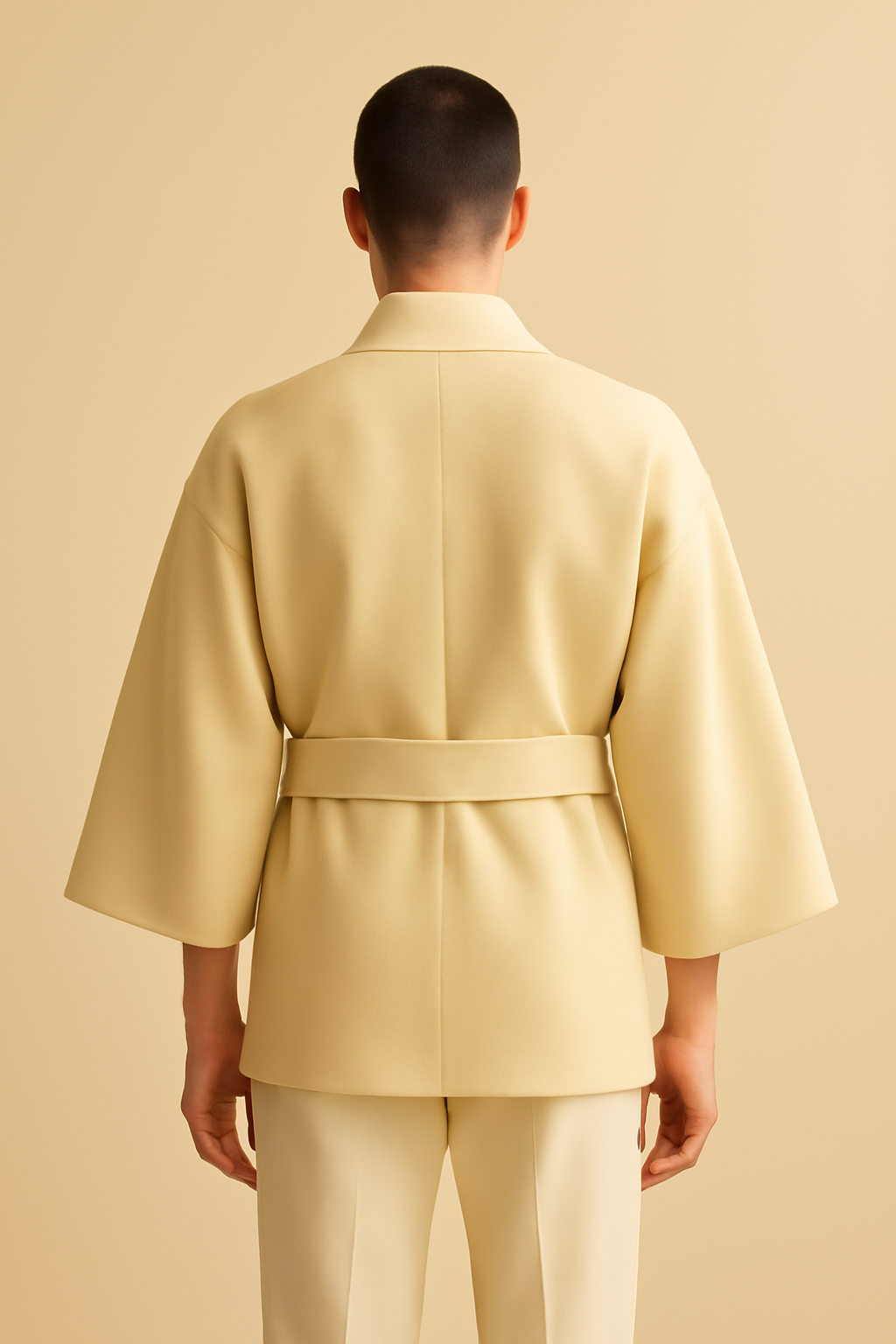 Dune Oversized Wool Kimono Jacket