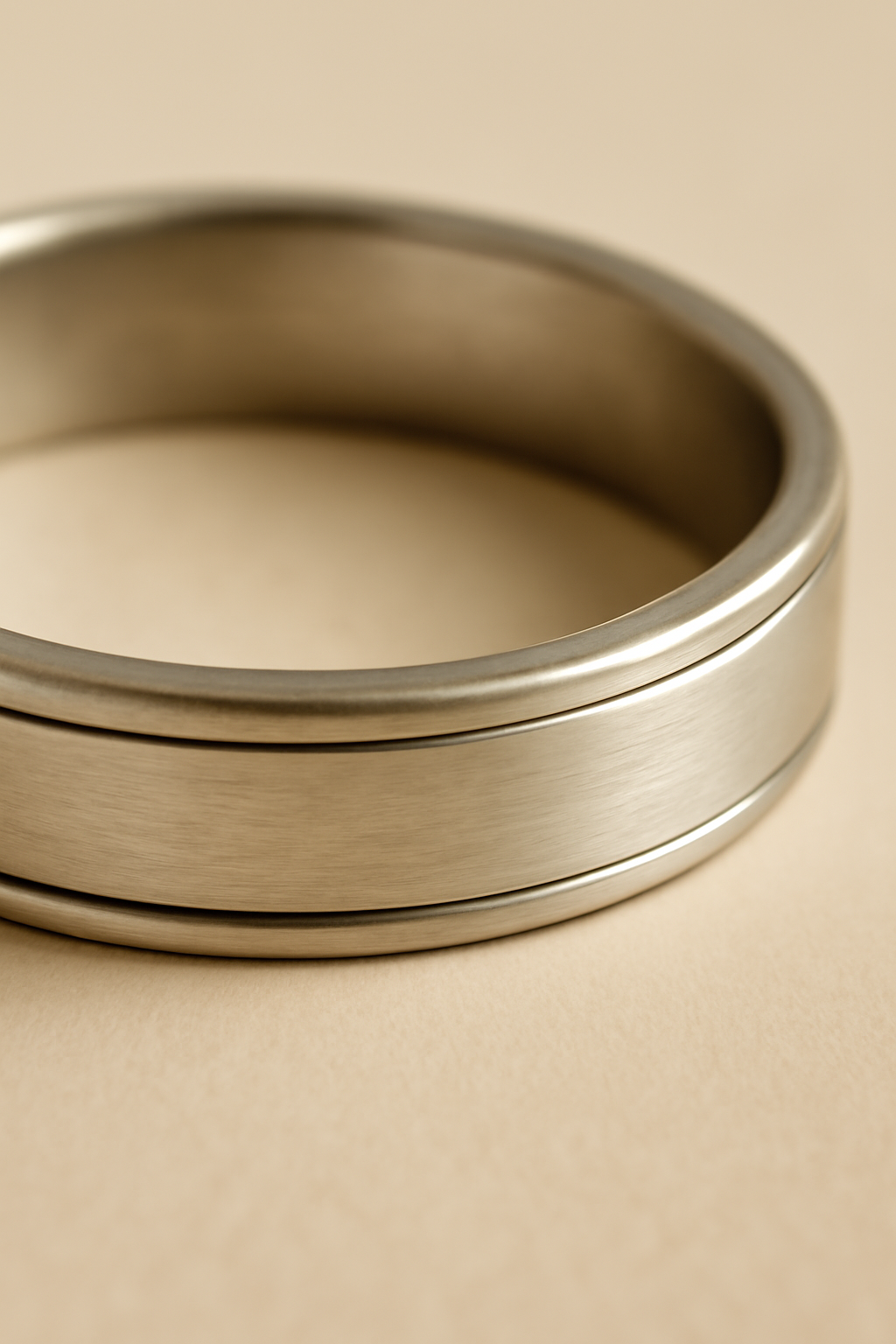 Dune Textured Silver Ring