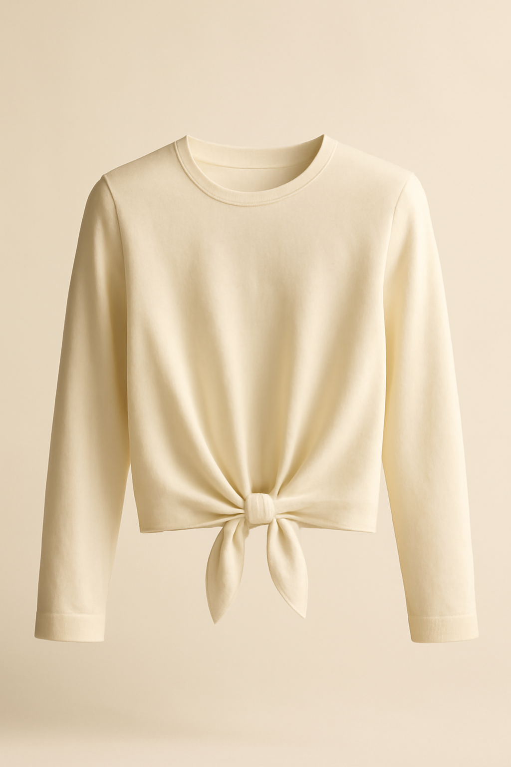 Dune Tie-Front Organic Classic Blouse