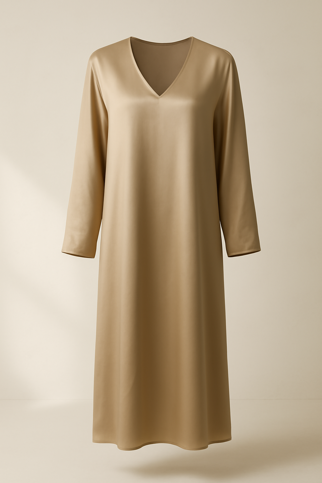 Dune V-Neck Viscose Relaxed Dress