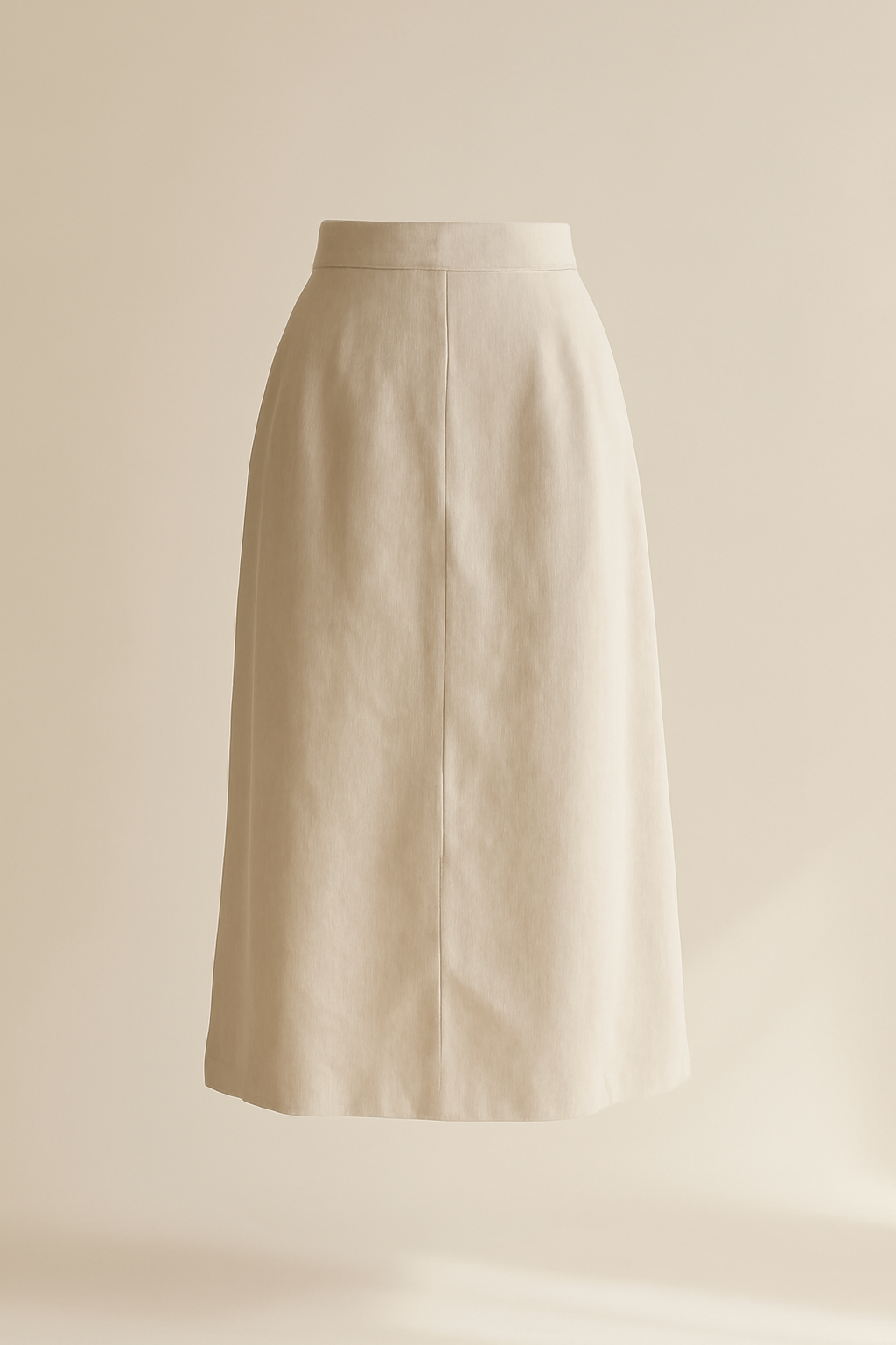 Dune Wrap Linen Midi Skirt