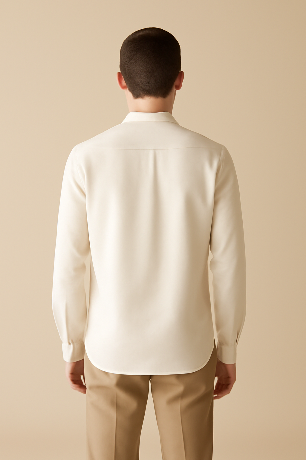 Ericeira Band-Collar Linen Classic Shirt