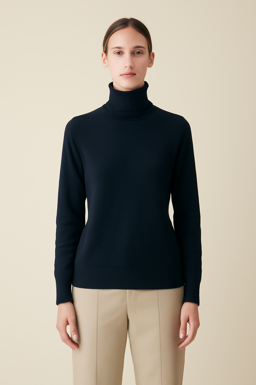 Ericeira Cable-Knit Wool Turtleneck Sweater