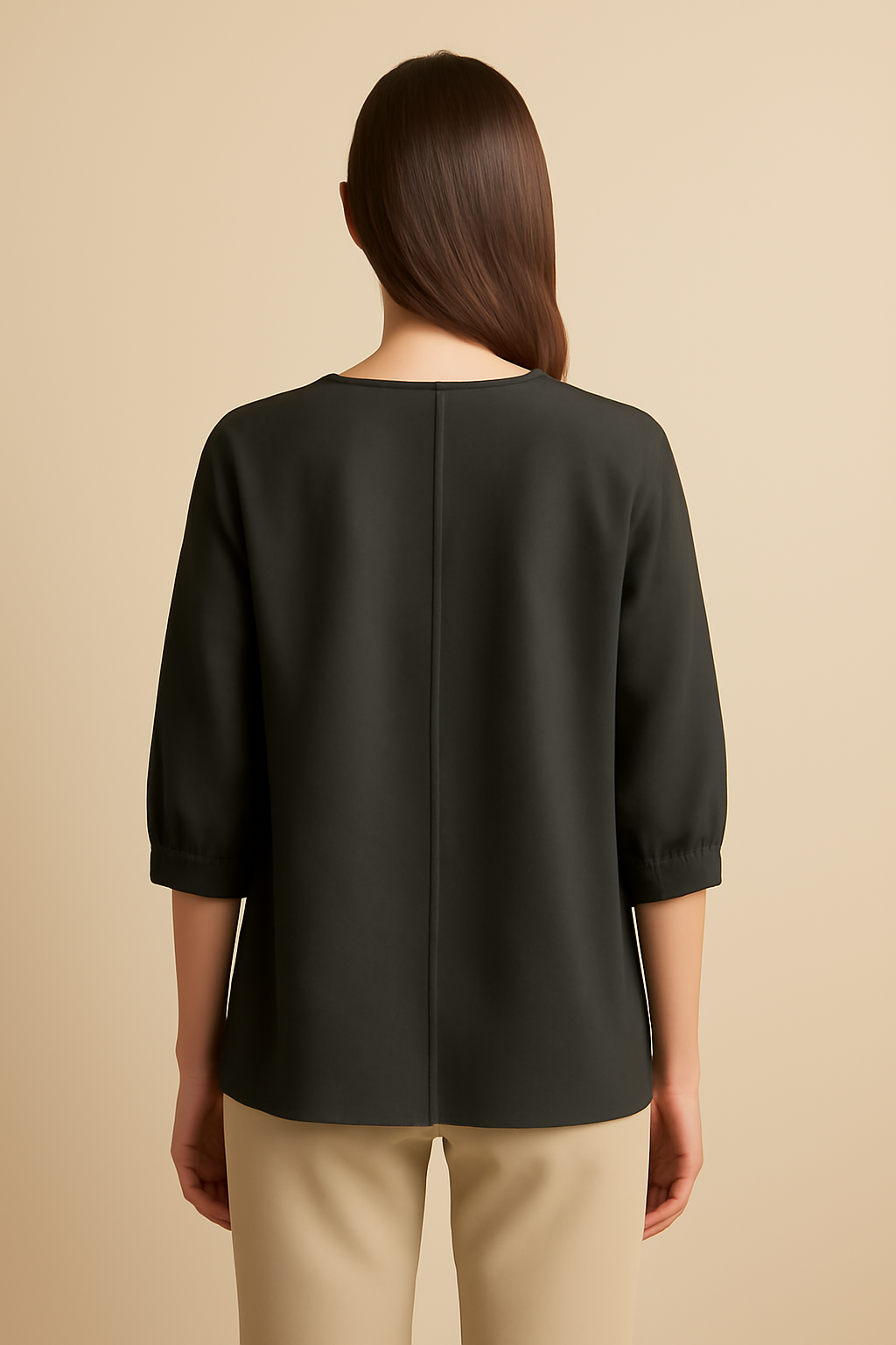 Ericeira Cropped Tencel Relaxed Blouse