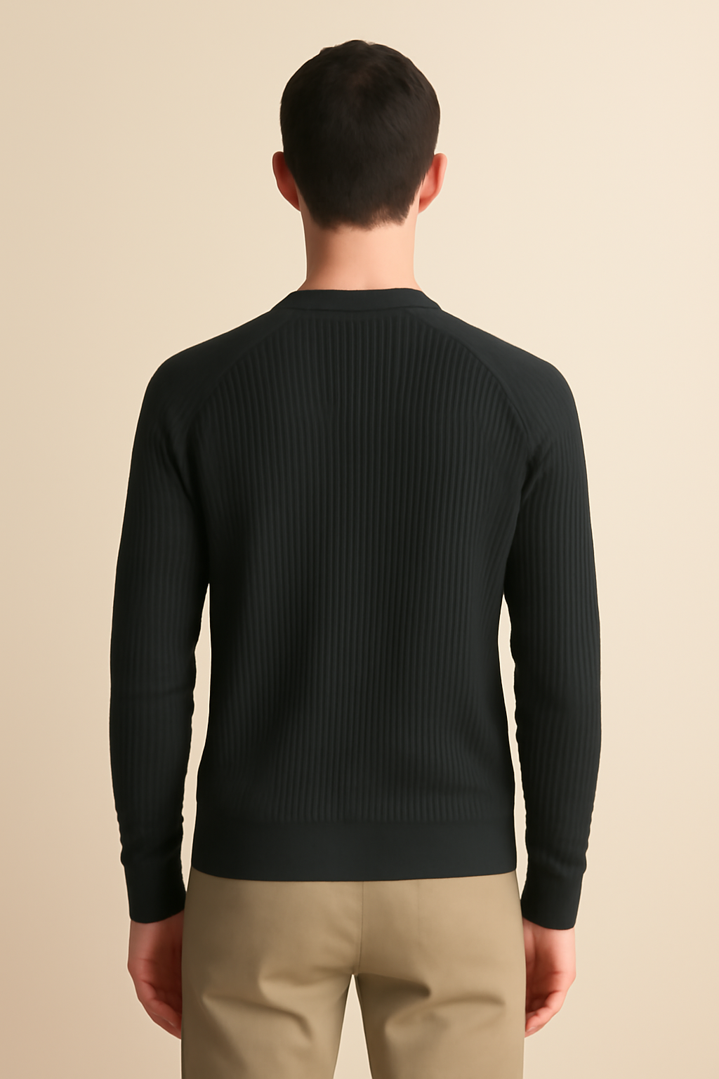 Ericeira Fine-Gauge Merino Ribbed Sweater