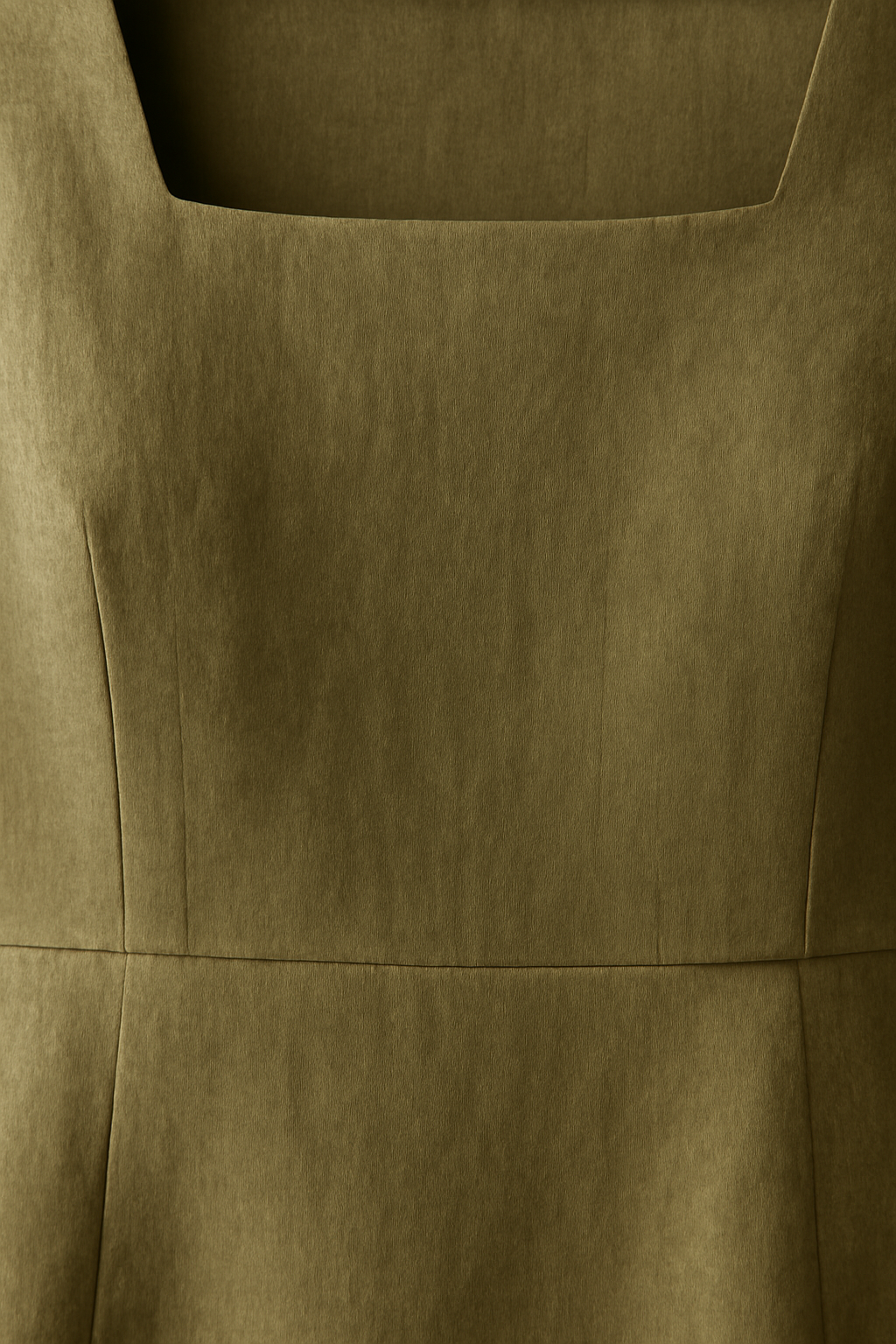 Ericeira Square-Neck Linen Shirt Dress