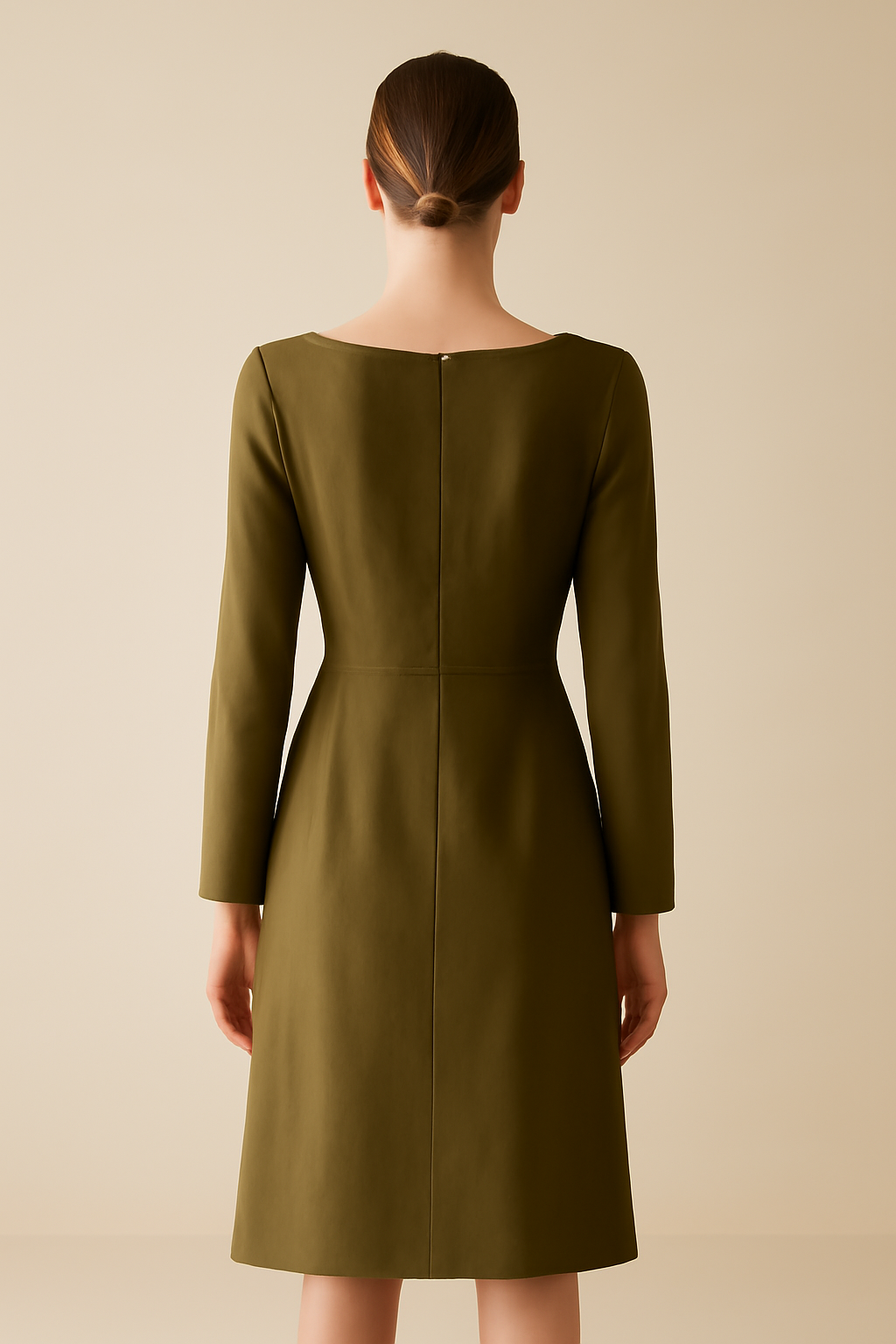 Ericeira Square-Neck Linen Shirt Dress