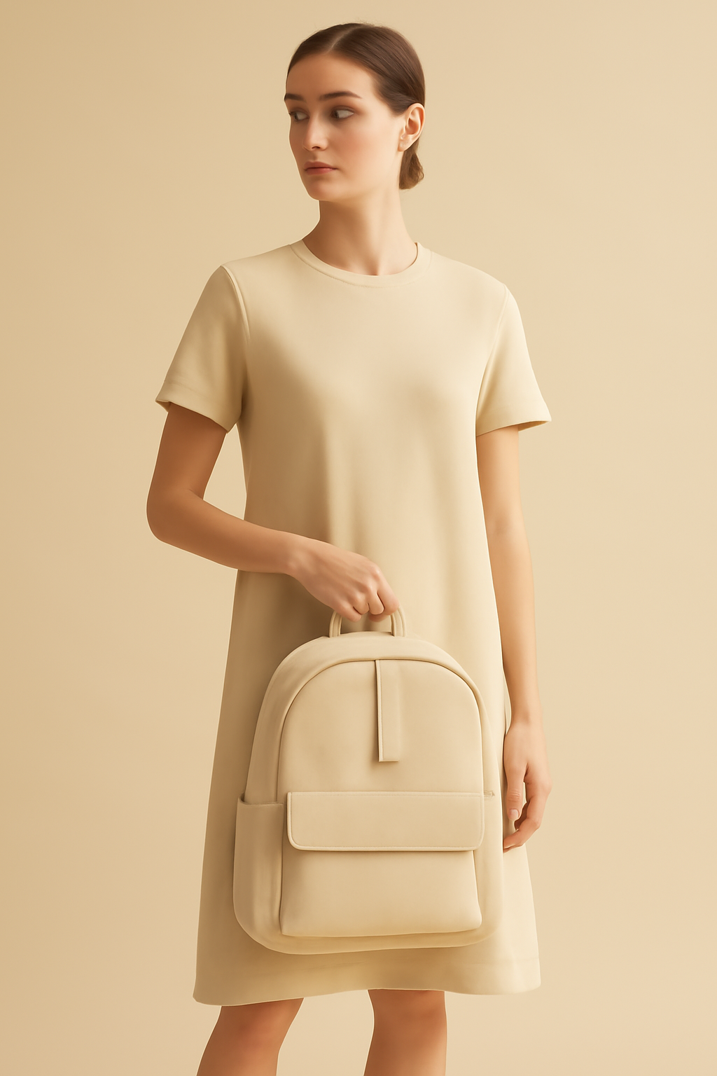 Ericeira Structured Linen Backpack