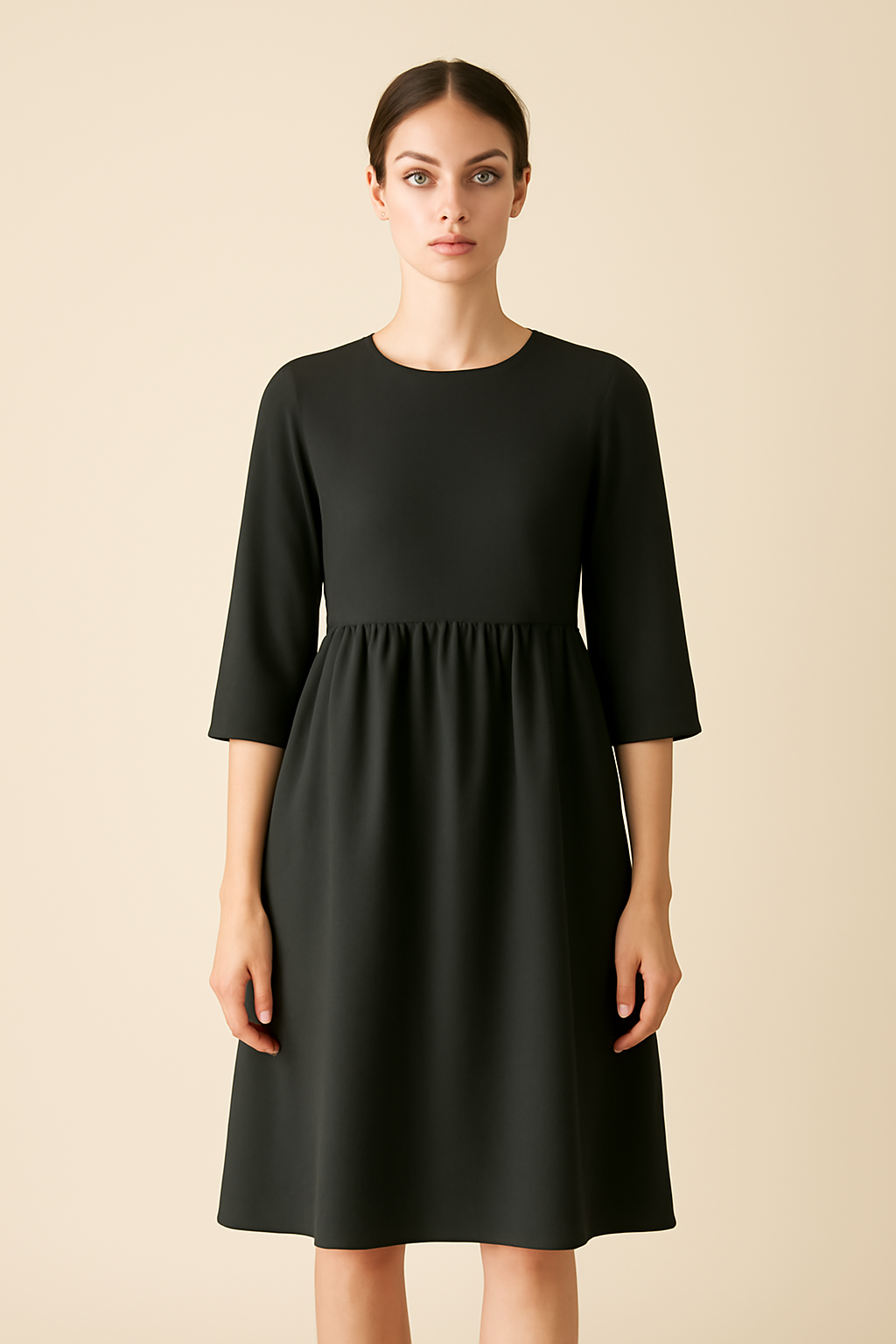 Ericeira V-Neck Tencel Relaxed Dress