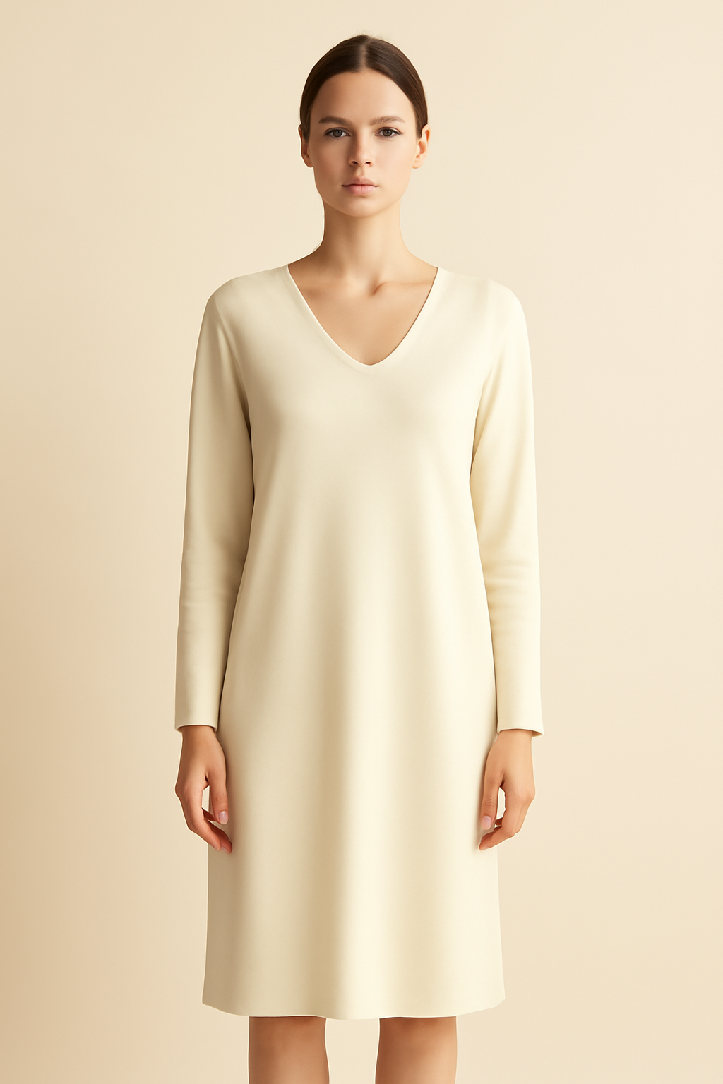 Ericeira V-Neck Tencel Relaxed Dress