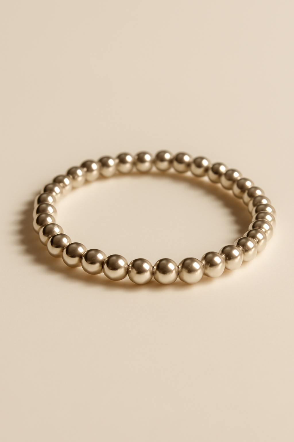 Harbor Beaded Silver Bracelet