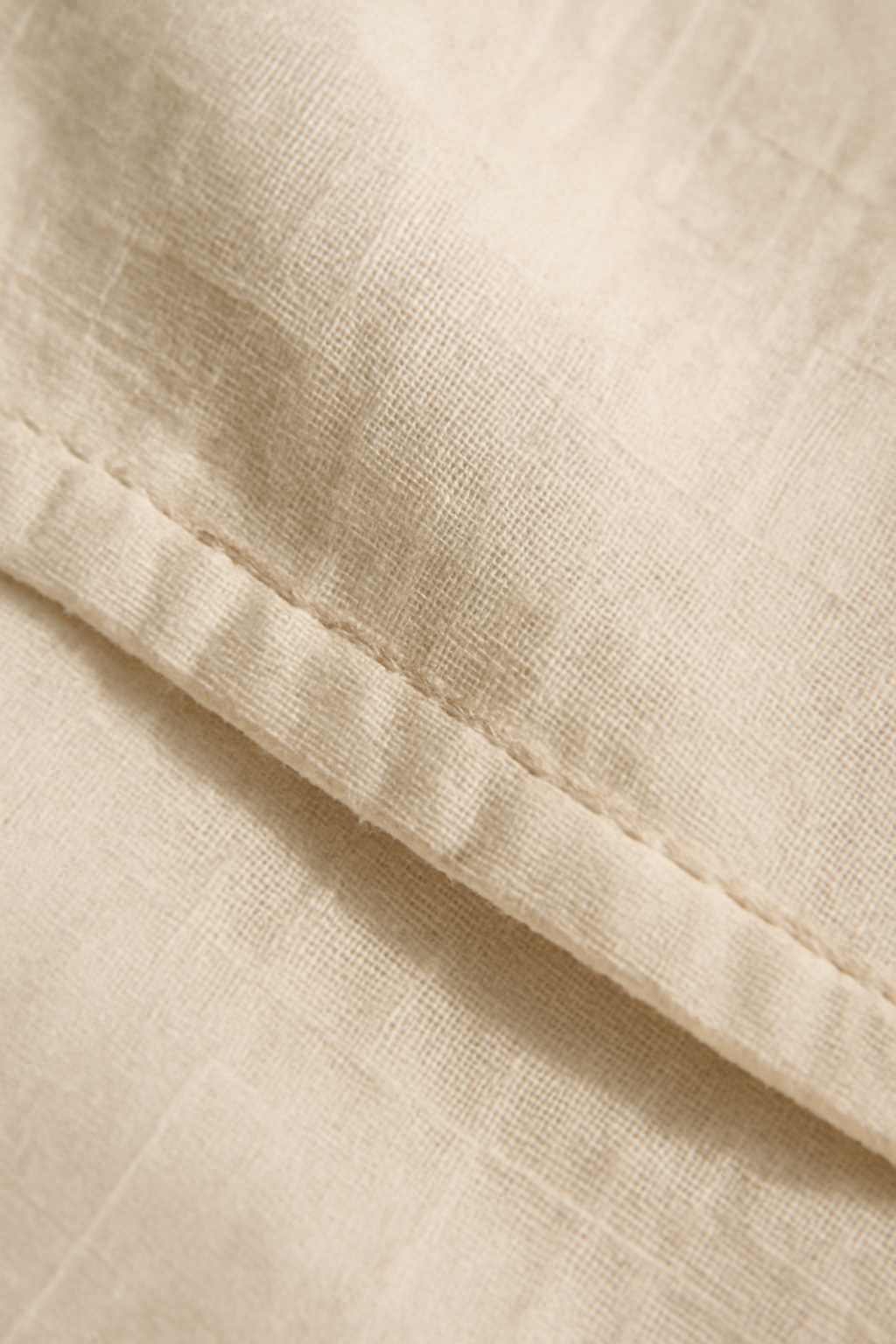 Harbor Camp-Collar Linen Utility Shirt