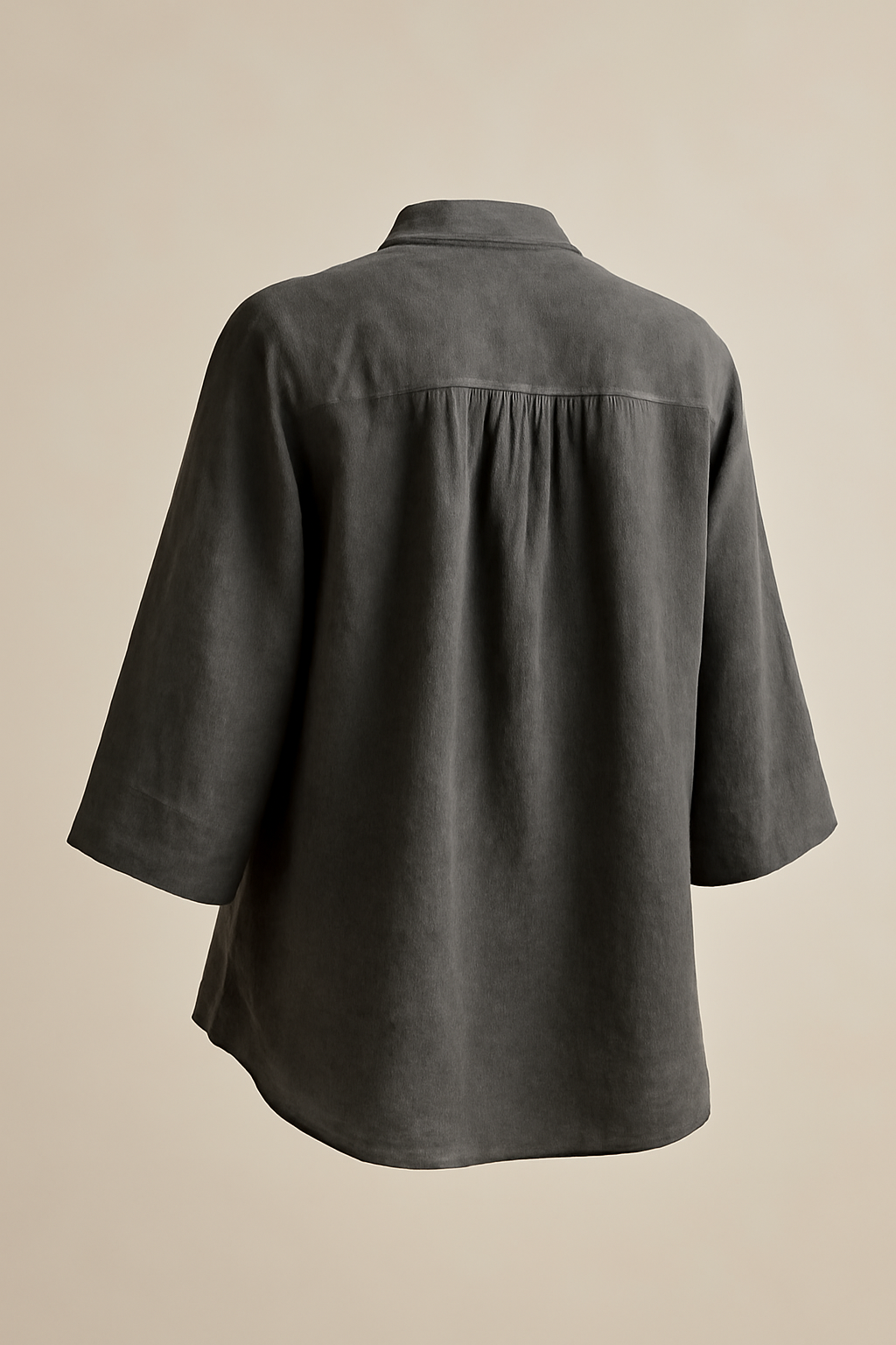 Harbor Cropped Tencel Relaxed Blouse