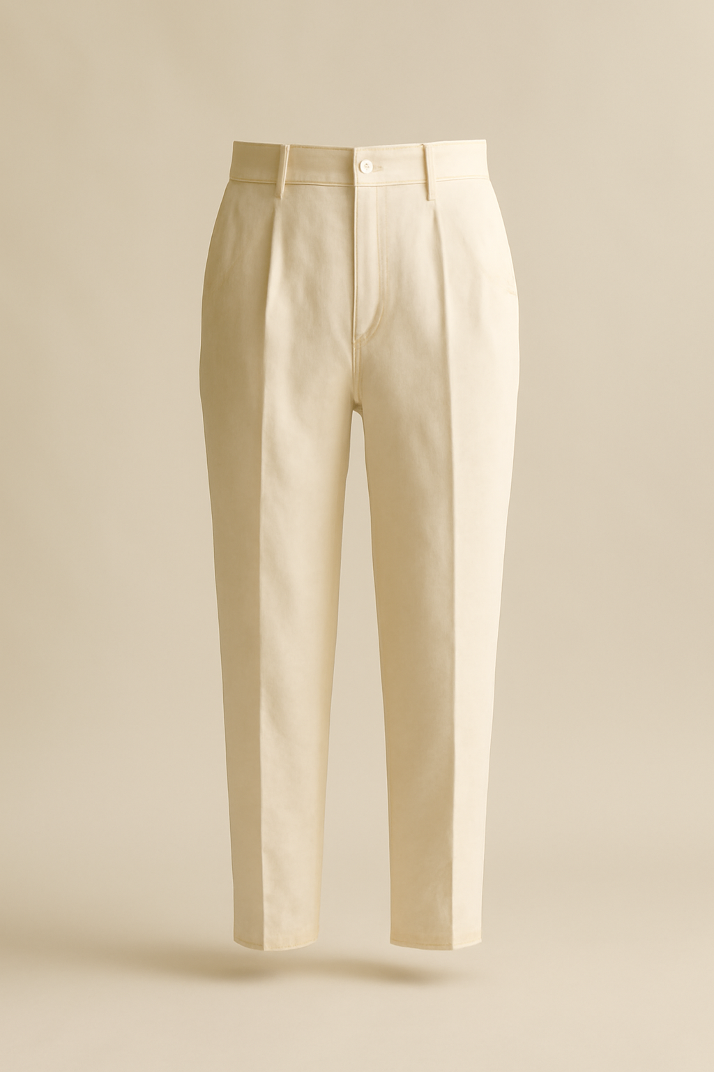 Harbor Drawstring Linen Tapered Trousers