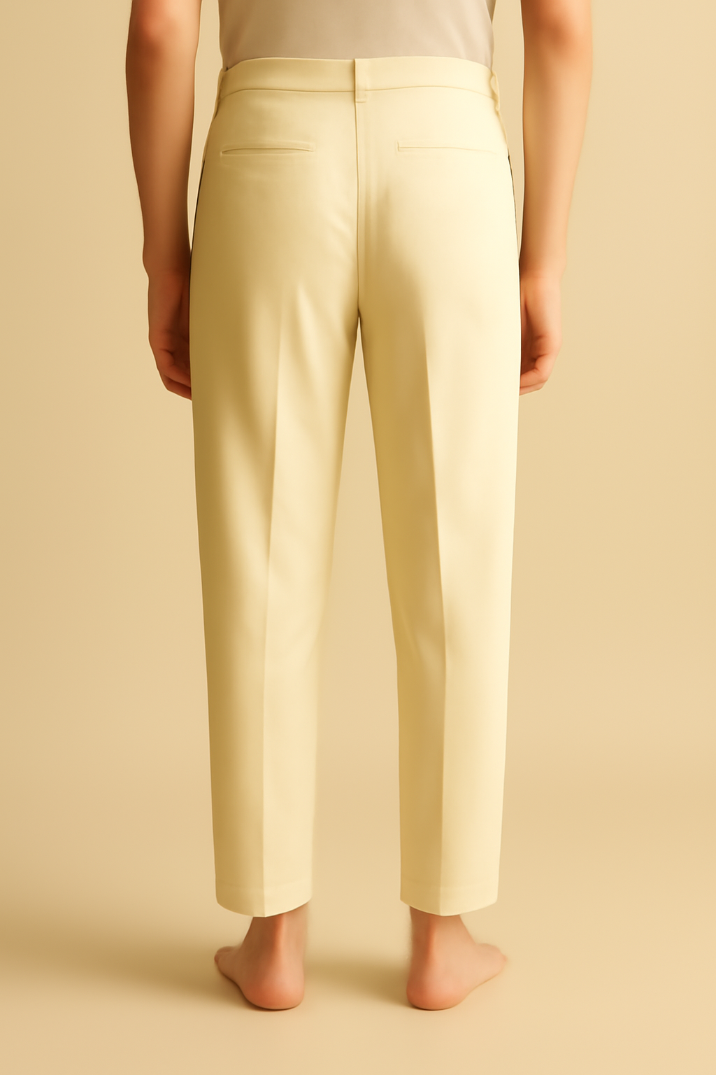 Harbor Drawstring Linen Tapered Trousers
