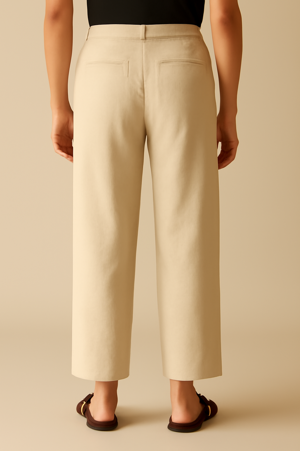 Harbor High-Rise Linen Wide-Leg Trousers
