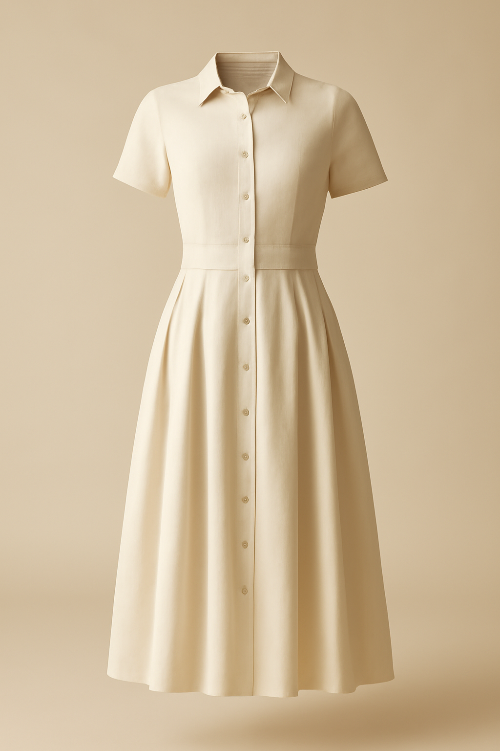 Harbor High-Waisted Tencel Pleated Skirt