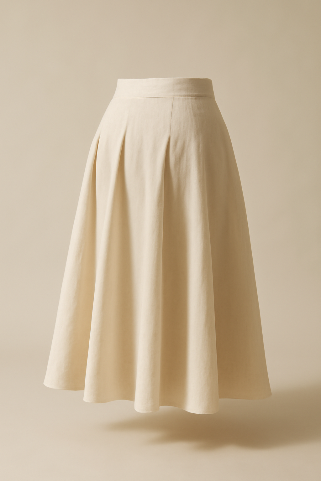 Harbor High-Waisted Tencel Pleated Skirt