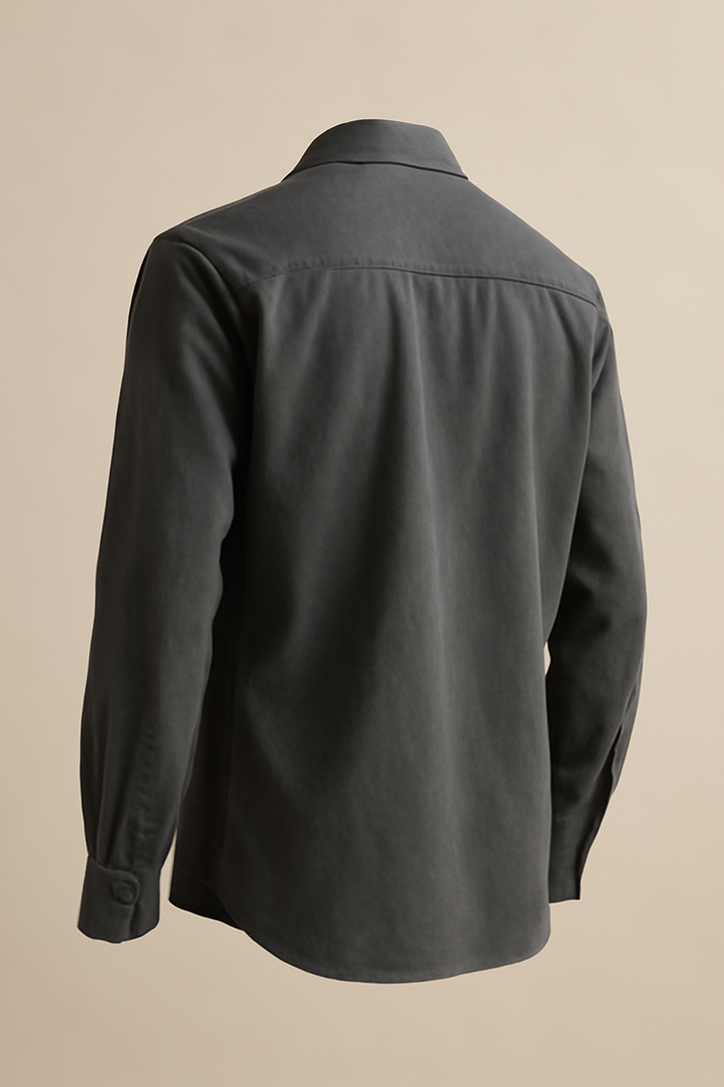 Harbor Point-Collar Organic Double-Breasted Shirt
