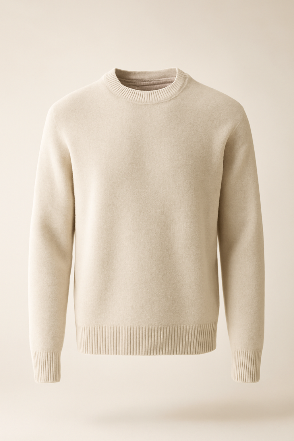 Harbor Ribbed Merino Crewneck Sweater