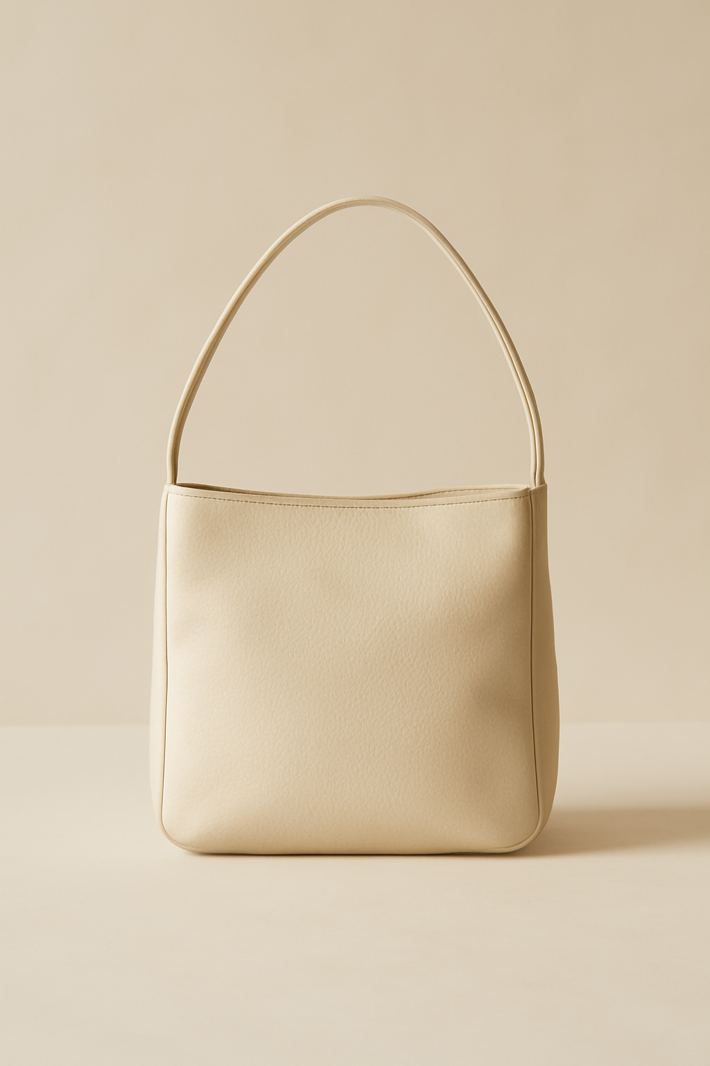 Harbor Structured Leather Shoulder Bag