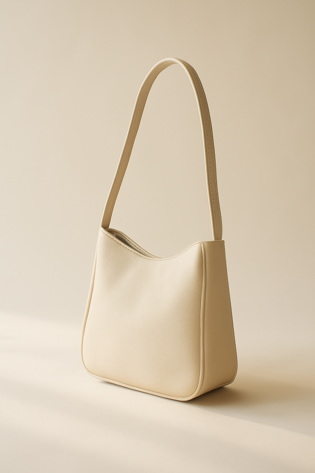 Harbor Structured Leather Shoulder Bag