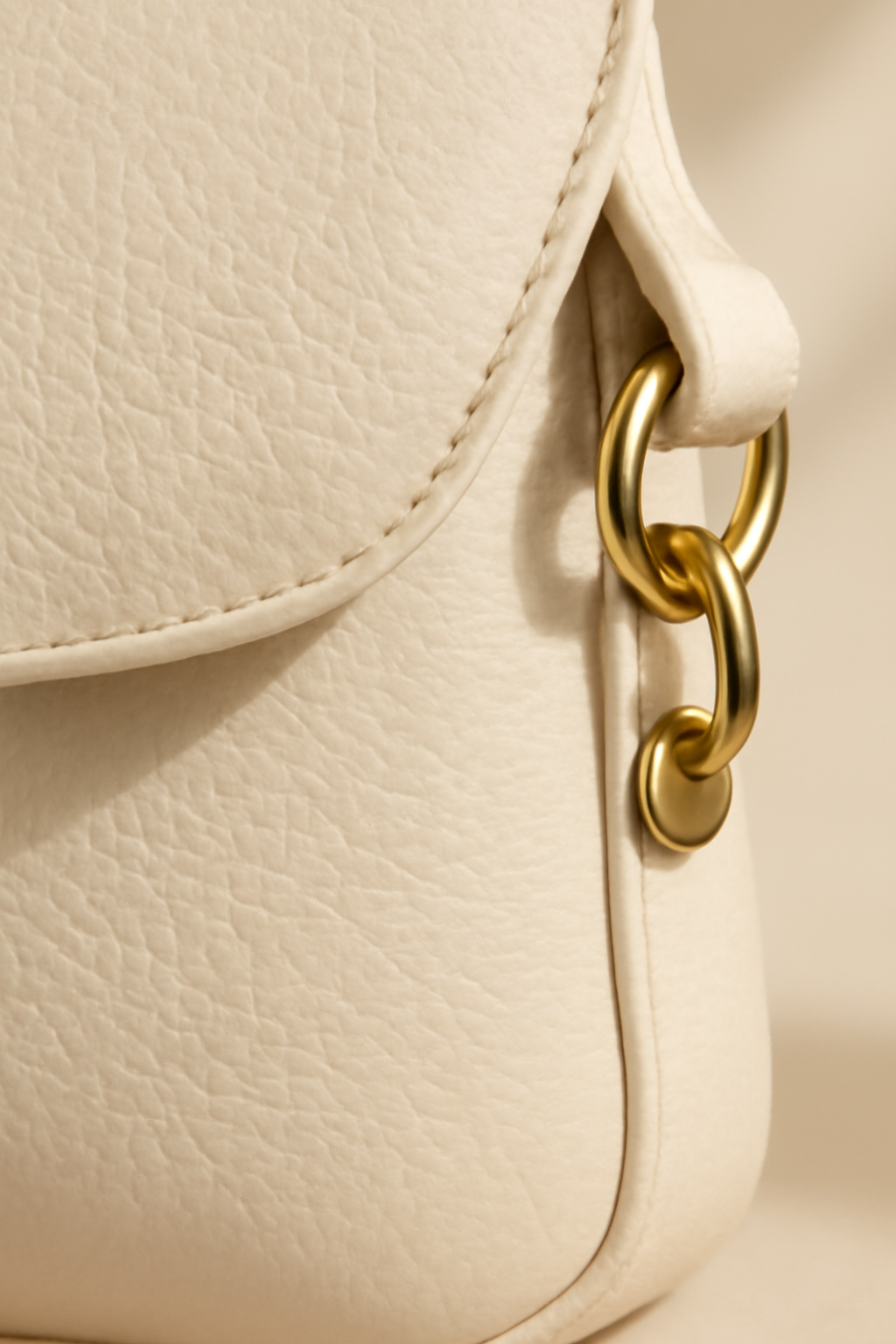 Harbor Structured Leather Shoulder Bag