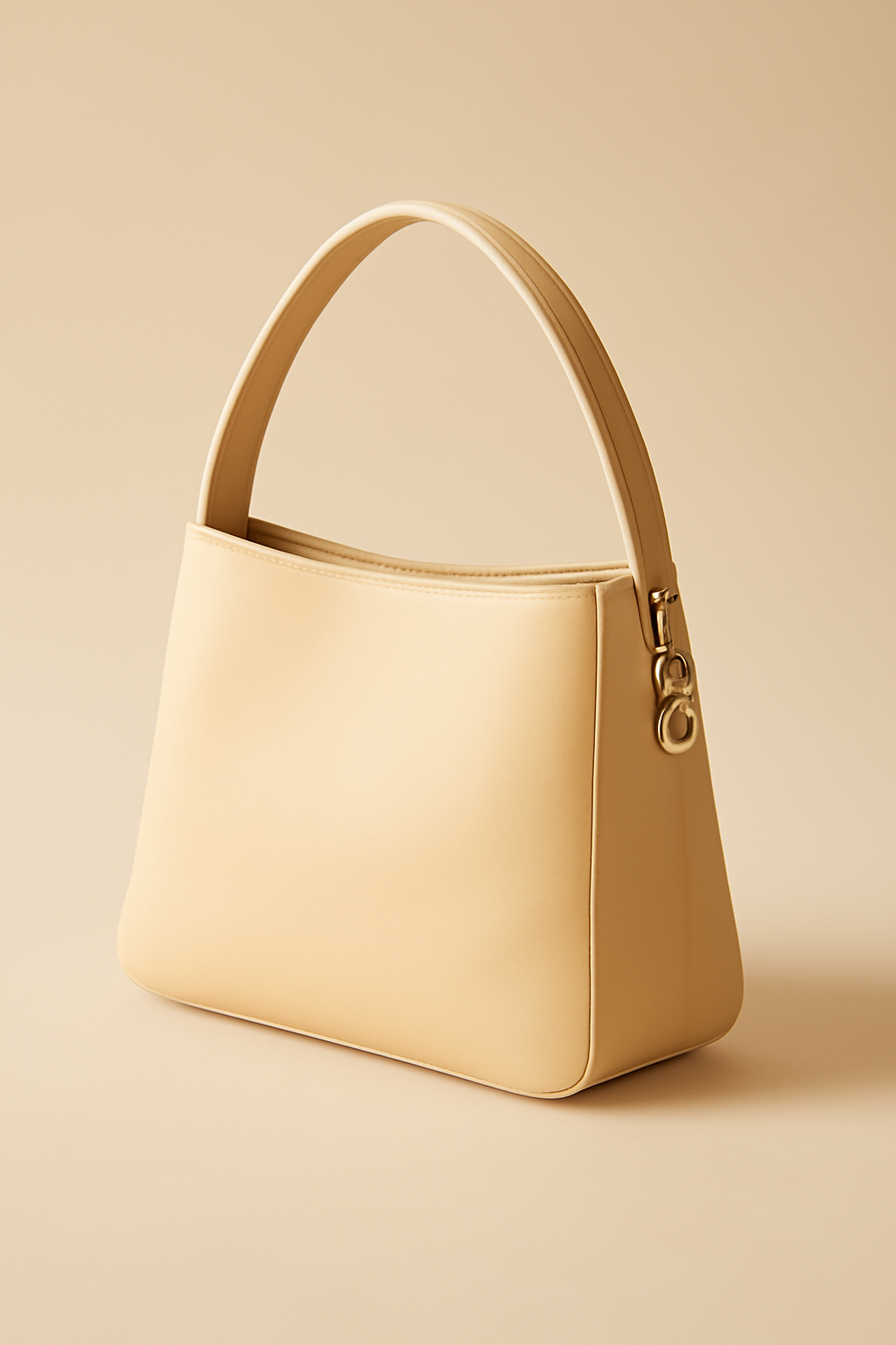 Harbor Structured Leather Shoulder Bag