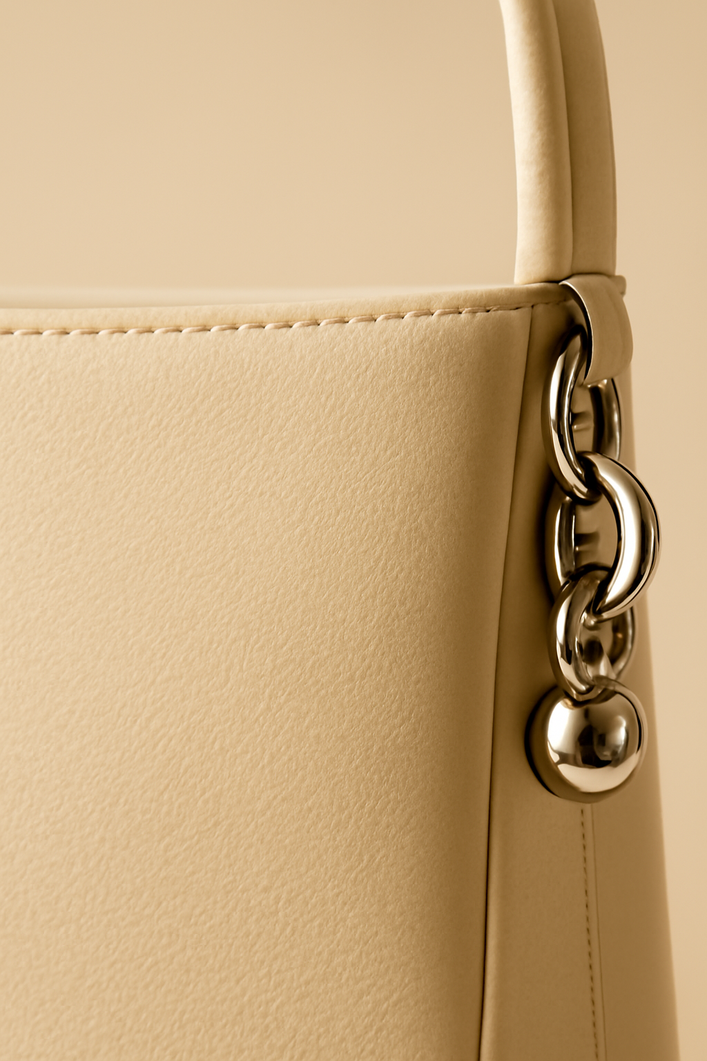 Harbor Structured Leather Shoulder Bag