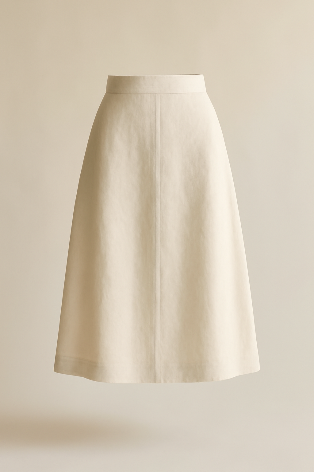 Harbor Tiered Linen A-Line Skirt