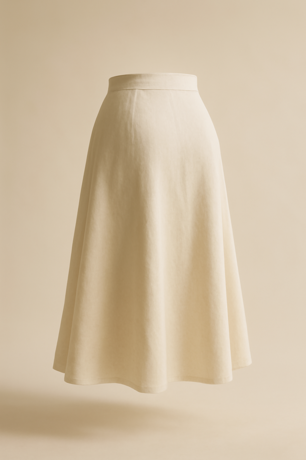Harbor Tiered Linen A-Line Skirt