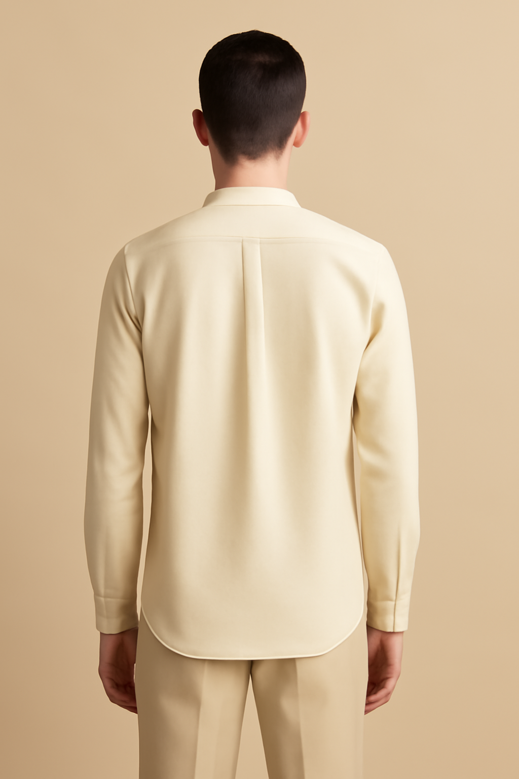 Levant Band-Collar Linen Everyday Shirt