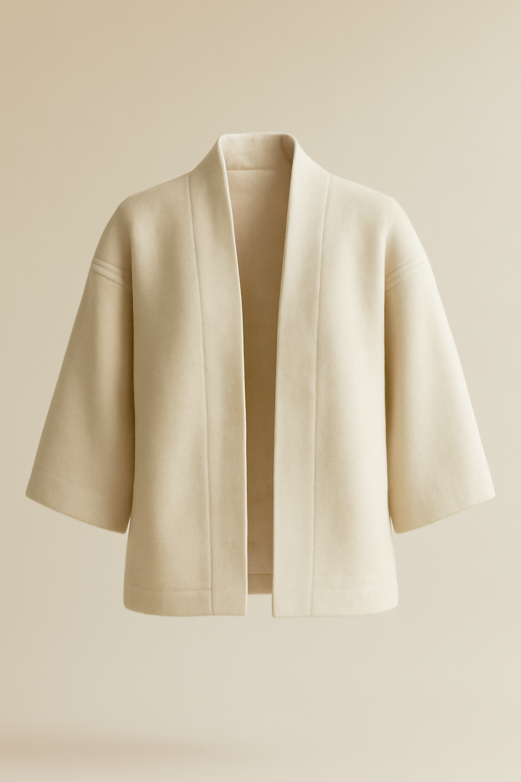 Levant Belted Wool Kimono Jacket