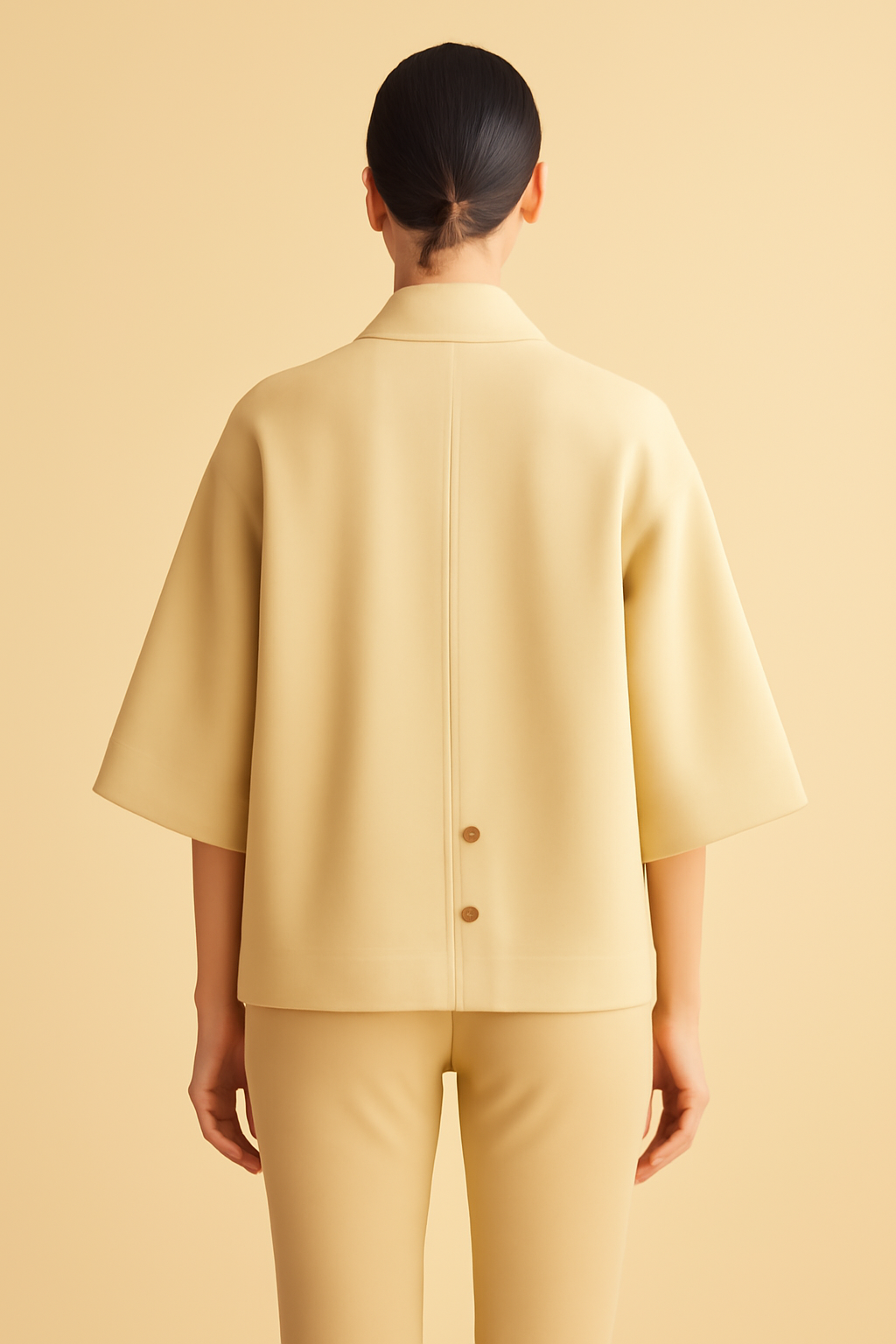 Levant Belted Wool Kimono Jacket