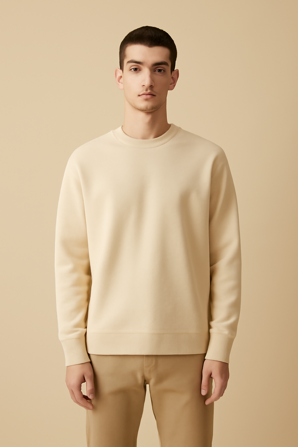 Levant Boxy Cotton Long-Sleeve Tee