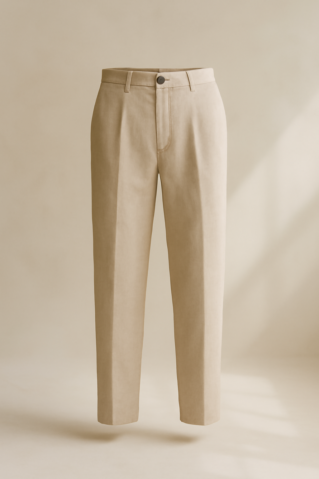 Levant Cropped Linen Classic Trousers