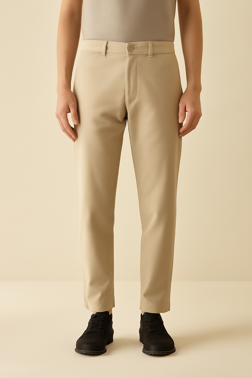 Levant Drawstring Washed Linen Tapered Trousers