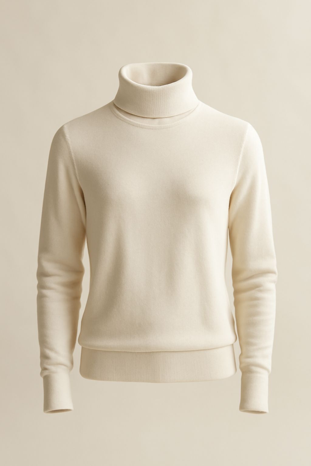 Levant Fine-Gauge Organic Turtleneck Sweater