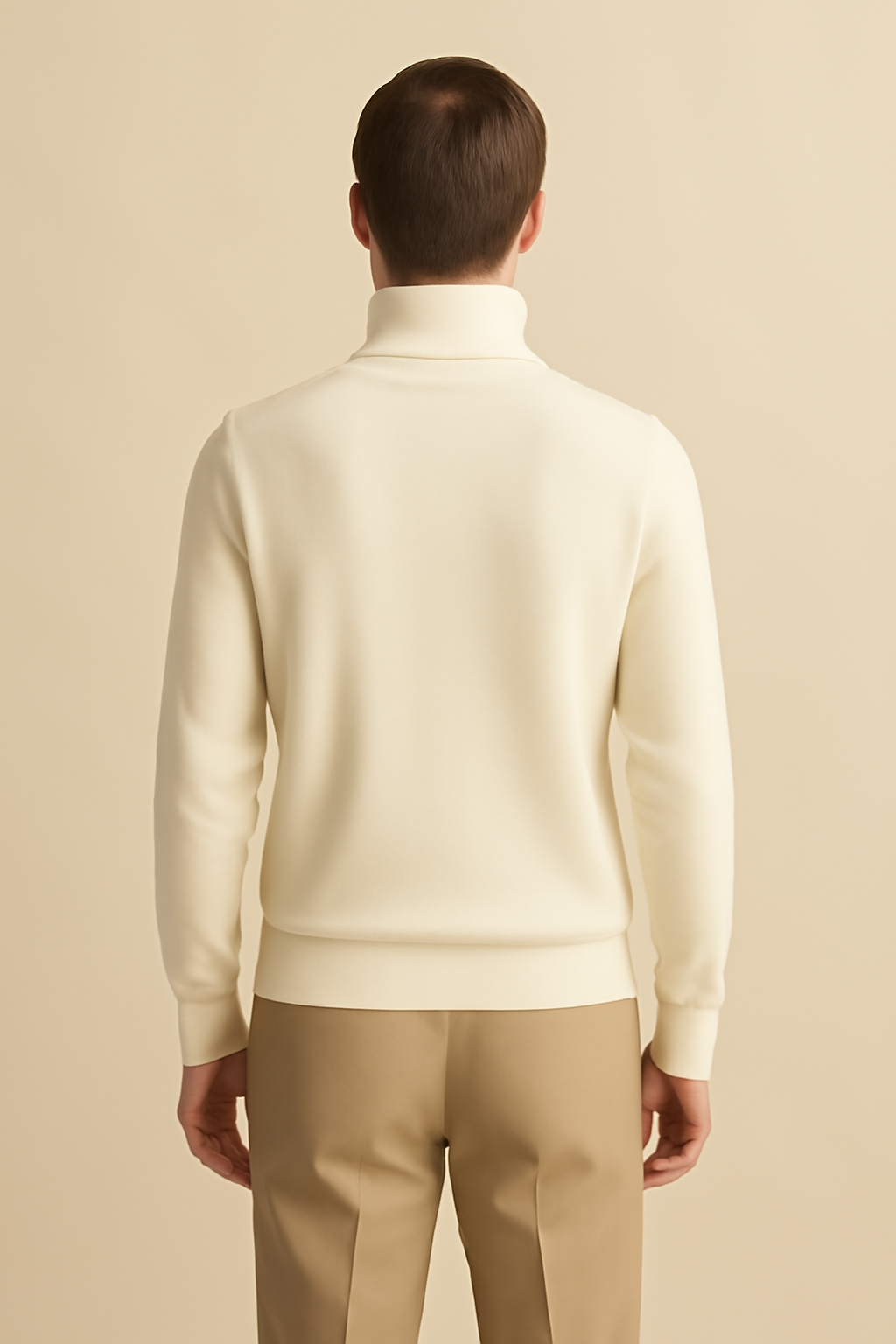 Levant Fine-Gauge Organic Turtleneck Sweater