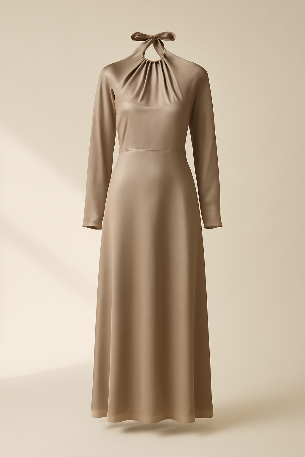 Levant Halterneck Viscose Maxi Dress