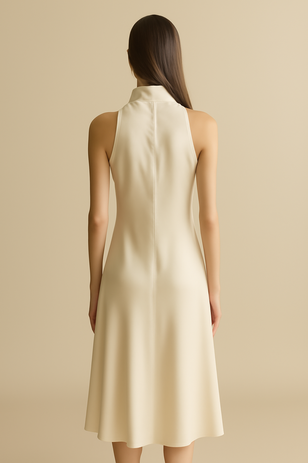 Levant Halterneck Viscose Maxi Dress