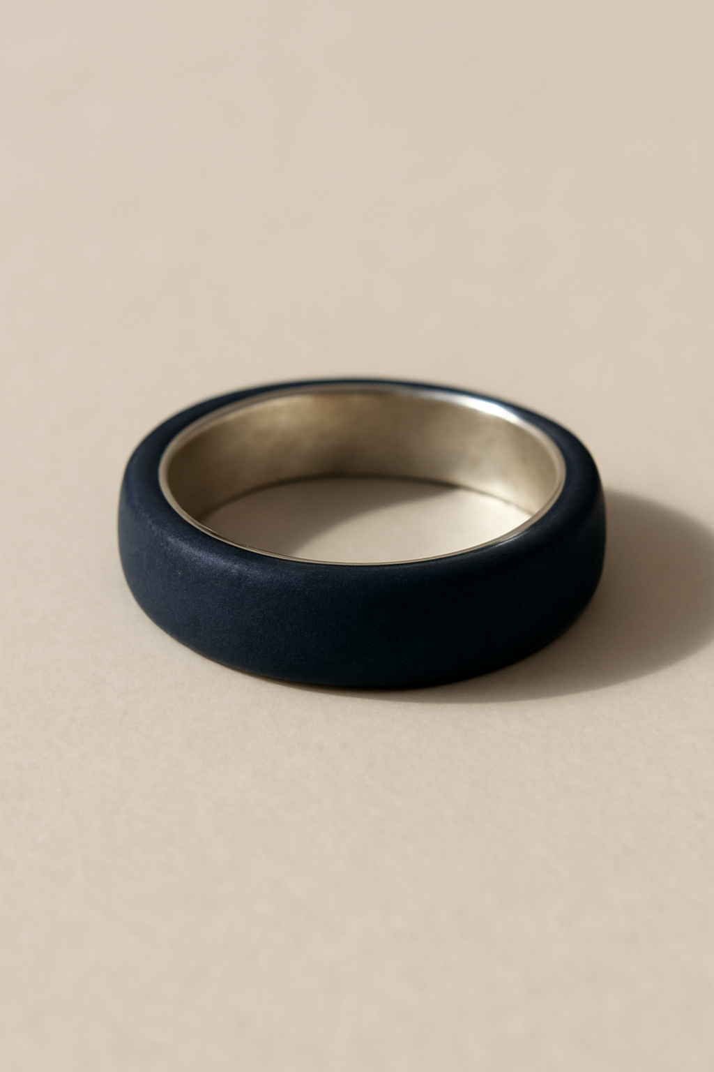 Levant Hammered Silver Ring